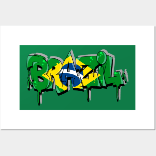 Brazil Graffiti Posters and Art